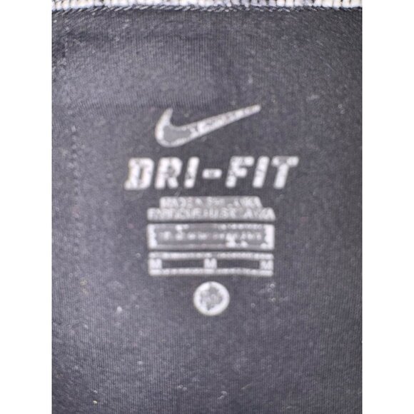 Nike Dri-Fit Black and White Zig Zag Printed Capri Leggings Size Medium - Picture 13 of 13